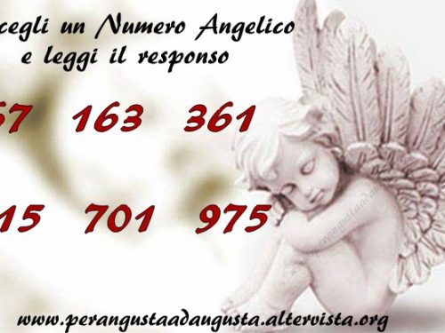 Scegli un numero Angelico e leggi il responso