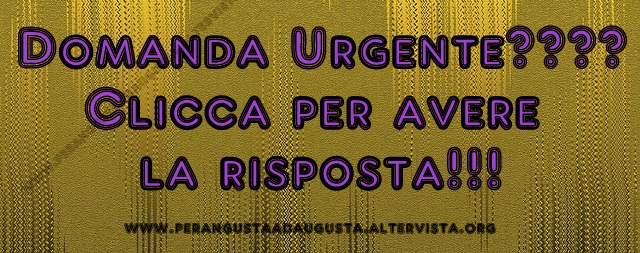 Domanda urgente oro