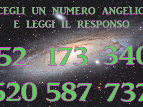 Scegli un numero Angelico e leggi il responso