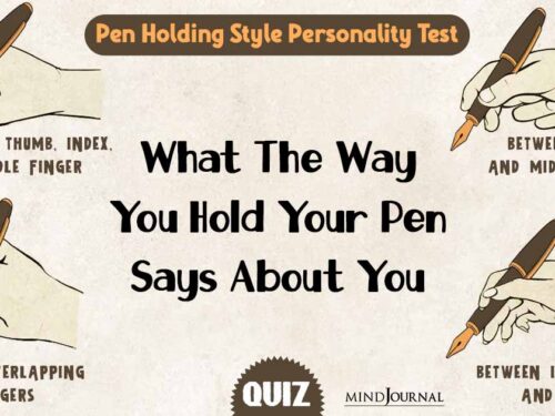 Test della personalità: cosa dice di te il modo in cui tieni la penna